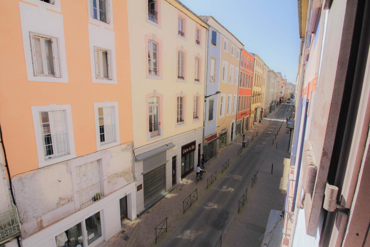 Charmant T2 En Coeur De Ville - 2 Lits + Lit Bebe - Wifi - Imprimante Carcassonne Bagian luar foto